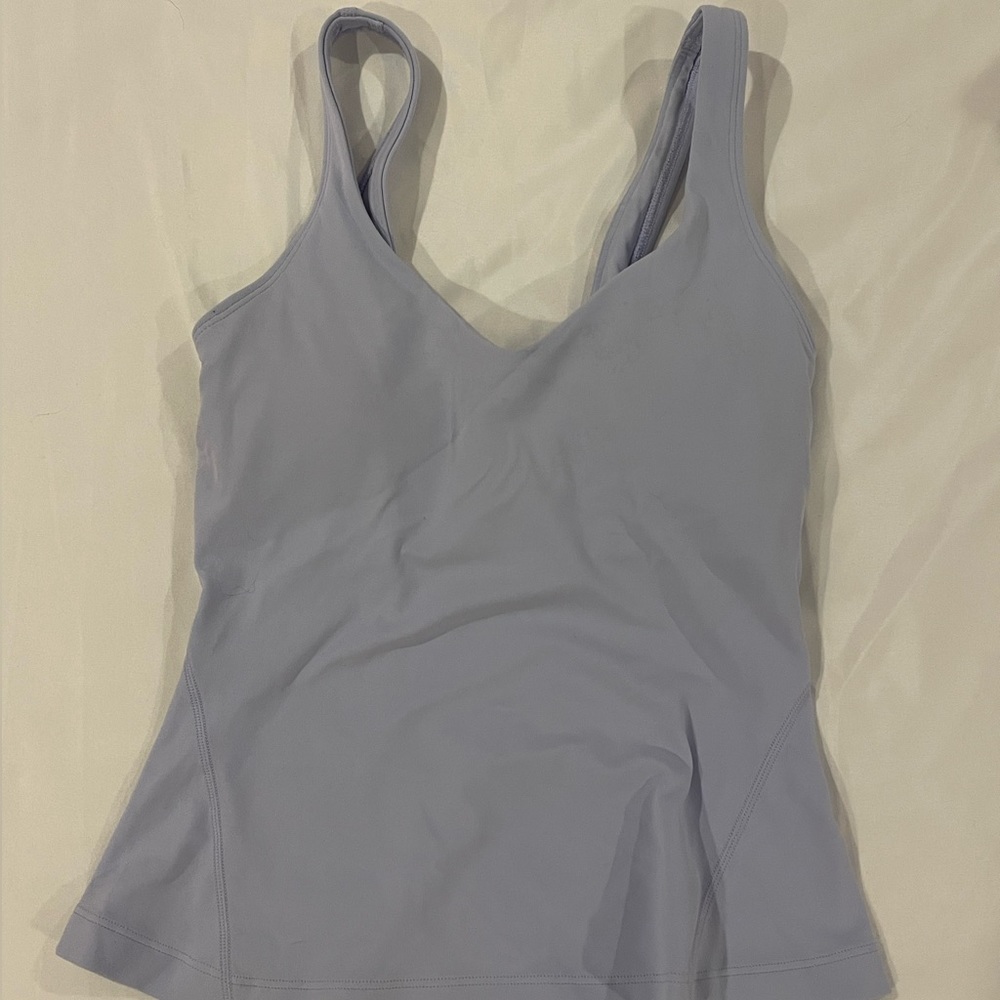 Lululemon waist length align tank size 0 pastel blue
